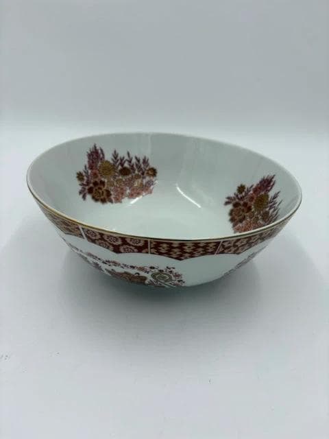 Imari Red Lotus Porcelain Bowl
