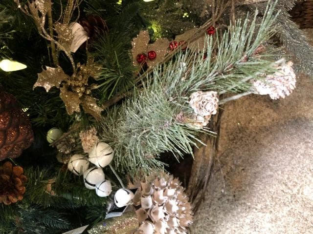 *NEW* Glitter Winter Pine and Jingle Bell Stem