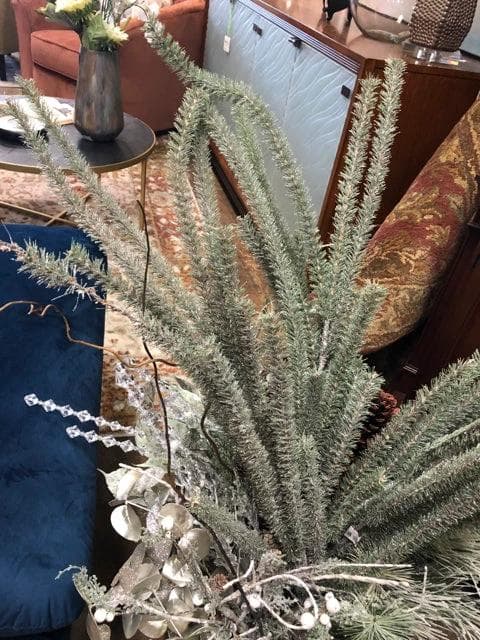*NEW* Glitter Weeping Pine Spray