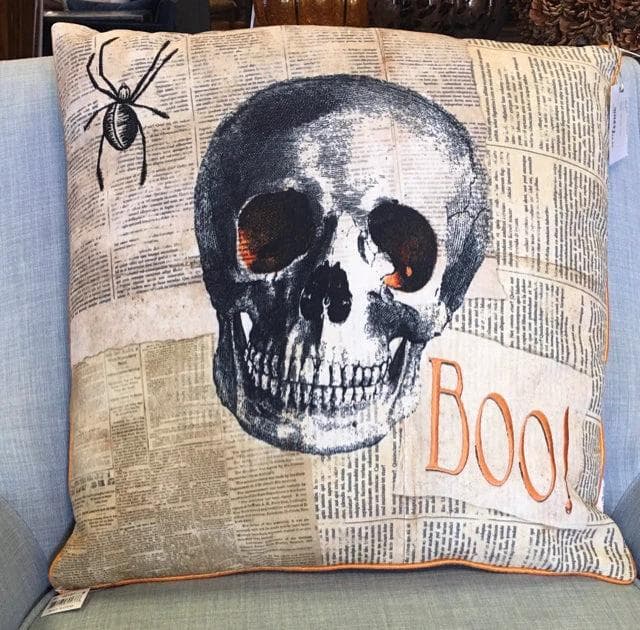*New* Halloween Skull Pillow