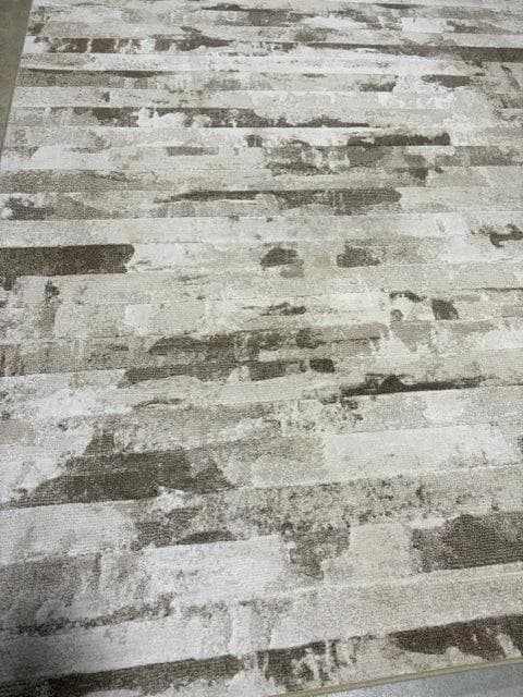 8 X 10 Surya Contempo Brown And Cream Rug