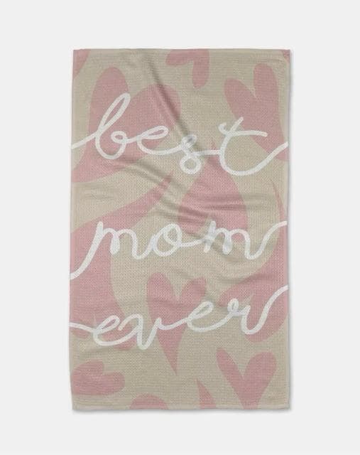 *NEW* Geometry Best Mom Ever Tea Towel