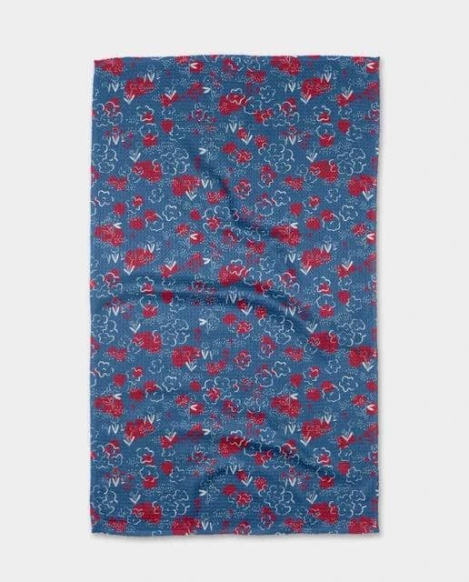 *NEW* Geometry Patriotic Garden Tea Towel
