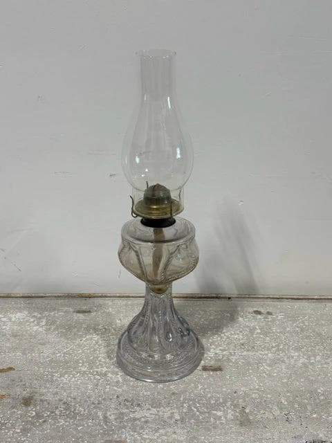Clear Glass Oil Lamp
