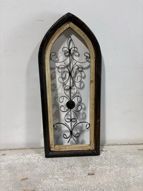 Wood & Metal Arched Wall Decor