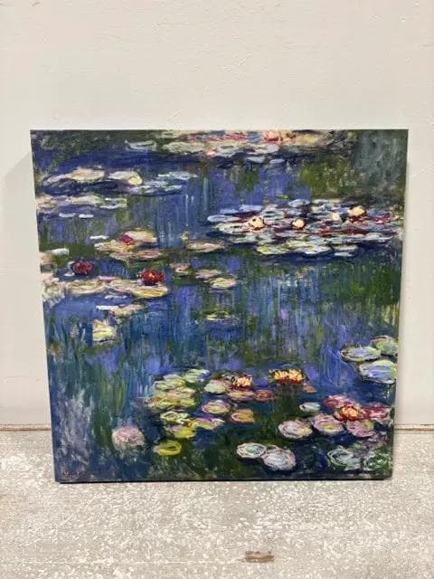 "Water Lillies" By Monet Canvas Artwork
