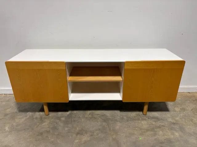 Poppin Natural Ash Cleo Credenza