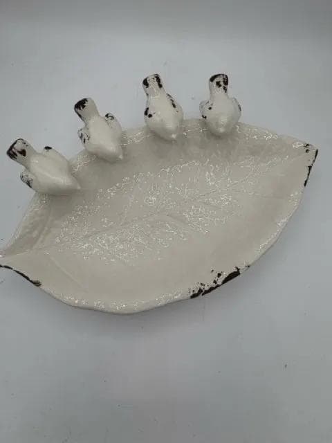 Ivory Table Top Birdfeeder