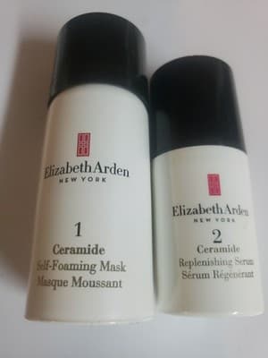 Elizabeth Arden Ceramide Self Foaming Mask And Replenishing Serum For Women.1&2