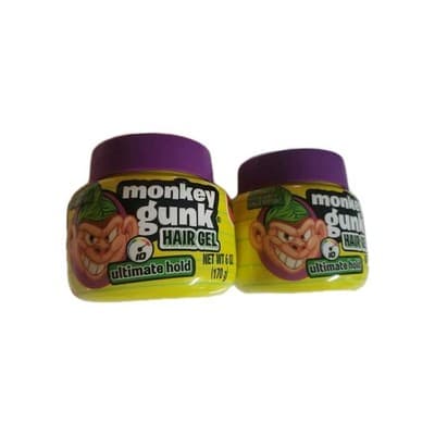 Monkey Gunk Hair Gel Ultimate Hold 6 oz 2 jars