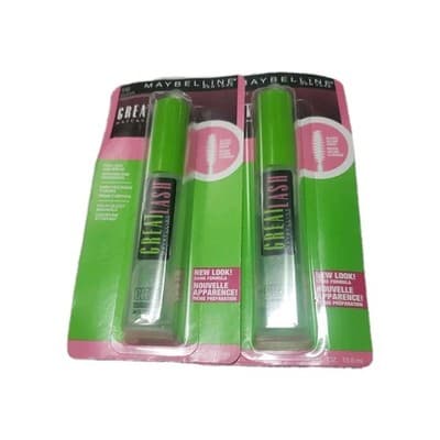 2 X Maybelline New York Great Lash Mascara Clear Transparent 110, 0.44oz