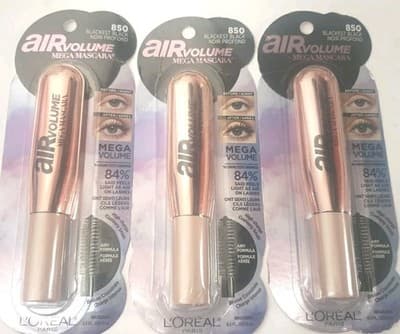 3-L'Oreal Air Volume Mega Mascara Blackest Black 850