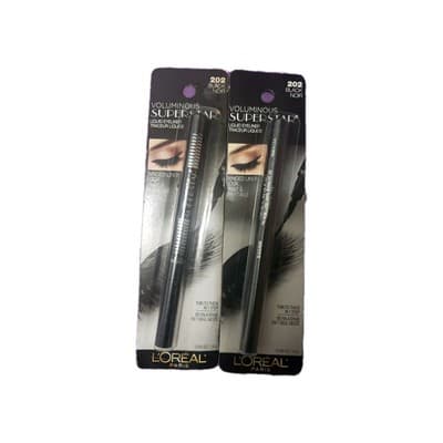 2 L'Oreal Voluminous SuperStar Liquid Eyeliner ~ 202 Black