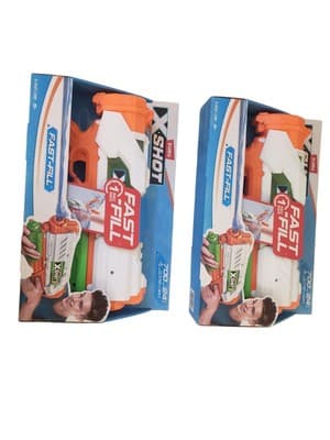 ZURU X-SHOT Water Gun x2 Fast-Fill Shoots Up To 24 Feet Outdoor Activity Beach