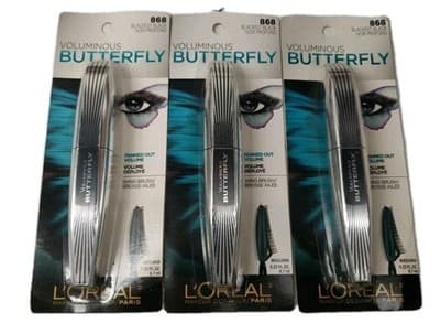 L'Oreal Voluminous Butterfly Blackest Black 868 With A Winged Brush 3