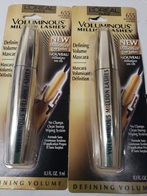 Loreal Paris Voluminous Million Lashes (2-Pack) 655 BLACK/Brown