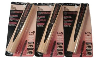 Maybelline 602 Very Black Total Temptation Mascara 0.27 Fluid Ounces