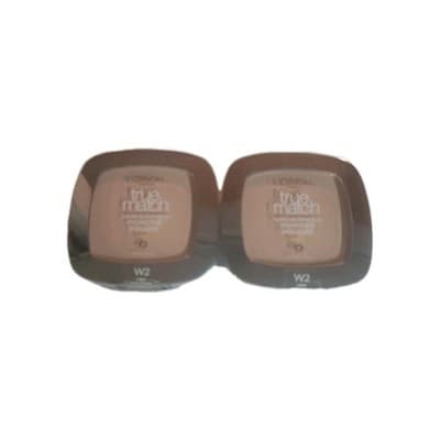 L'Oreal True Match Super Blendable Powder W-2 Light 2 Pack