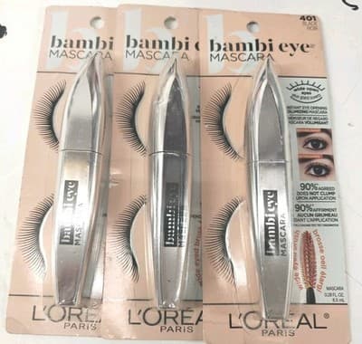 L'Oreal Bambi Mascara 3 401 Wide Open Eyes Black