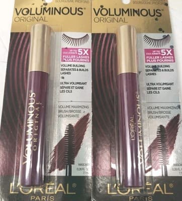 950 Deep Burgundy Voluminous L'Oreal Mascara Quantity 2