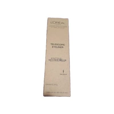 Loreal 3 Telescopic Control Tip Liquid Eyeliner, 810 Black