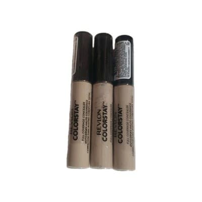 3 REVLON COLORSTAY FULL COVERAGE CONCEALER #015 LIGHT -PALE Sealed