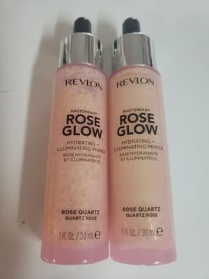 (2x) Revlon Photoready Rose Glow Hydrating + Illuminating Primer Rose Quartz 1oz