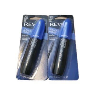 X2 REVLON Volume+Length Magnified Mascara #303 Blackened Brown NIB