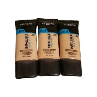 L'Oreal Paris 3 24-hour Foundation Infallible Pro Glow 201 Classic Ivory