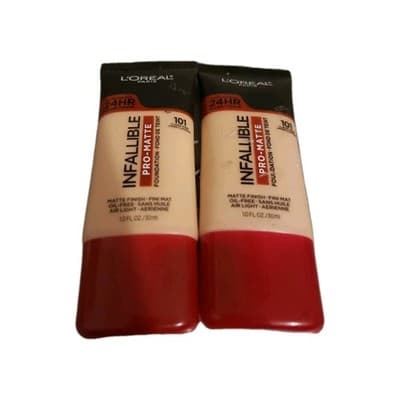 L'Oreal Paris 2 24-hour Infallible Pro Matte Foundation 101 Classic Ivory