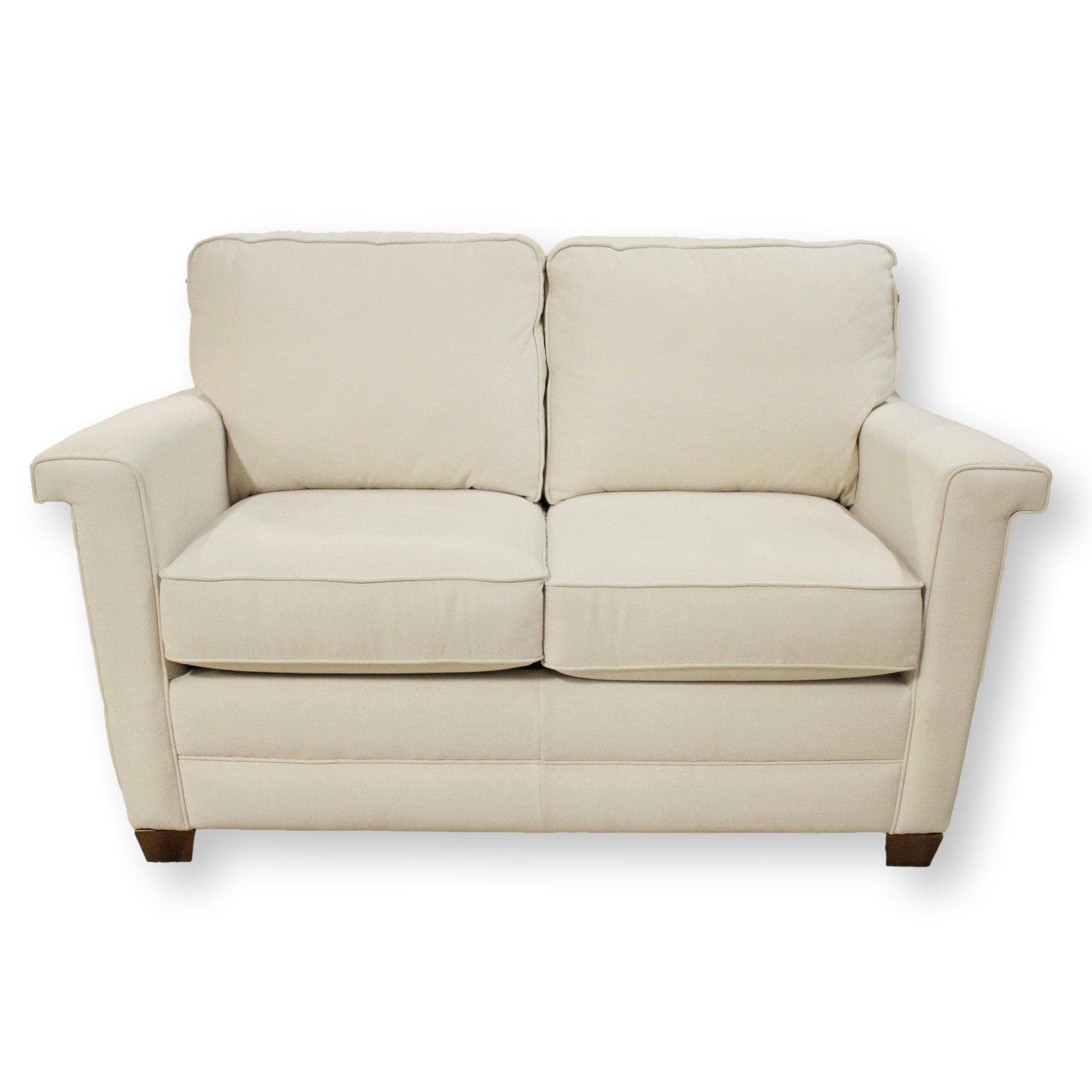 La-Z-Boy White Linen Loveseat - White