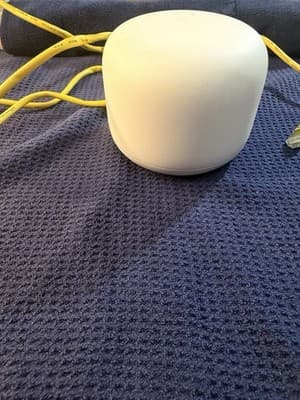 Google Nest WiFi Router H2D AC2200 Dual-Band Mesh Snow - Tested & Working