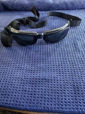 Harley-Davidson Wiley X Bend Goggles HABEN01 Smoke Gray Collapsible w/ Pouch