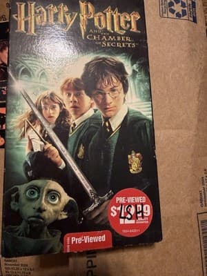 Harry Potter VHS Sorcerer's Stone &The Chamber of Secrets