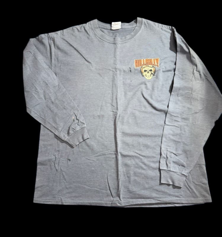 Harley-Davidson Hillbilly Gatlinburg TN Skull Long Sleeve Shirt Adult XXL