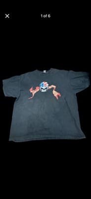 Vintage Harley-Davidson Y2K Skull Flag T-Shirt Men’s 2XL Longviewf Texas