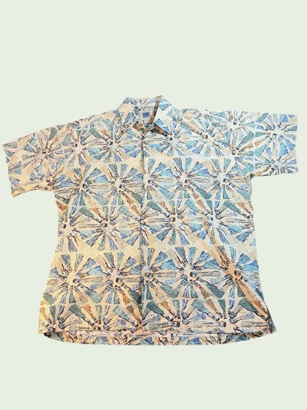 Vintage Kahala Avi Collection Hawaiian Shirt Handcrafted in Hawaii Medium