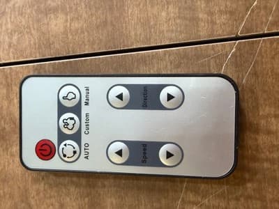 IR Remote Control Auto Custom Manual Speed Direction Fan Motor Replacement