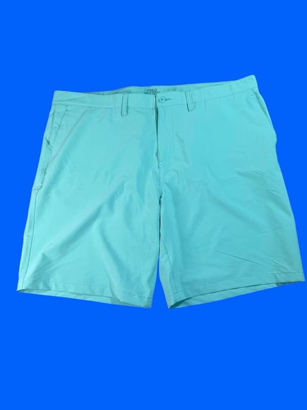 Polo Ralph Lauren Men’s 40 Aqua Green Stretch Golf Shorts 10” Inseam