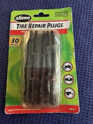 Slime 1031-A Tire Repair Plugs 30 Pack Tubeless ATV Lawn Mower Trailer Strings