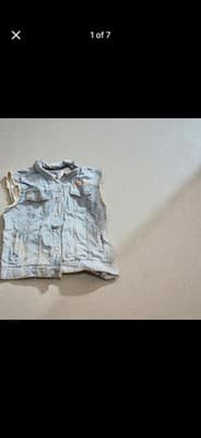 Harley-Davidson Embroidered Denim Vest Bikers Motorcycle Sleeveless 2XL
