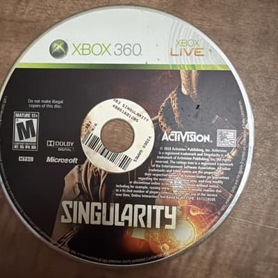 Singularity (Microsoft Xbox 360, 2010) - Disc Only