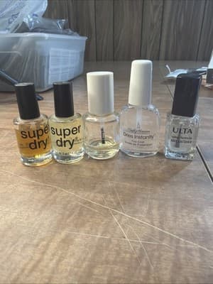 Lot of 5 Assorted Nail Coats Multi-Purpose