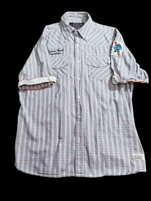 Vintage 2008 Barrel Racing Shirt | Red Snap Jean Co, PBR Patch