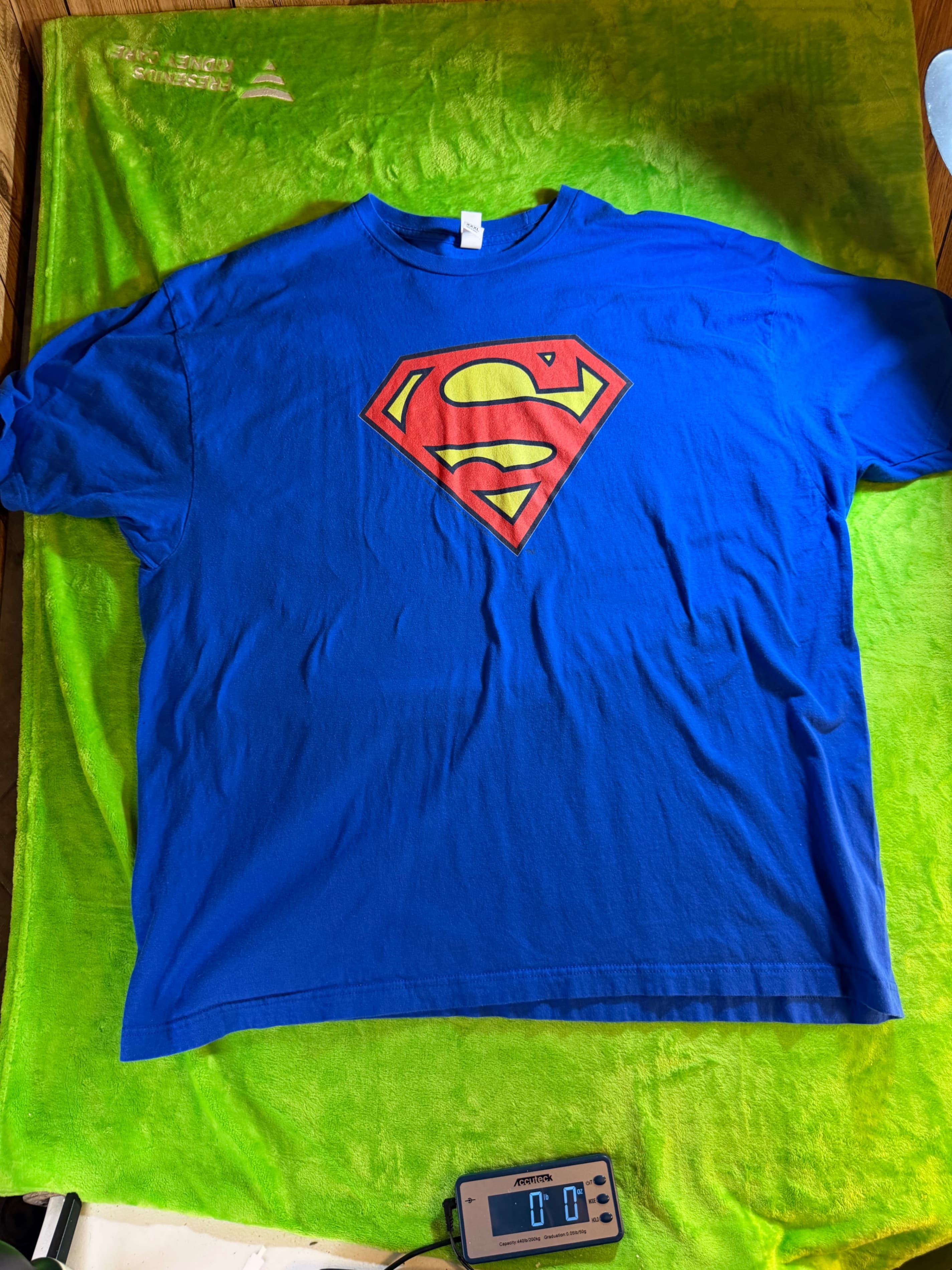 DC Comics Superman Shield Logo Graphic T-Shirt Mens Sz XXXL Blue