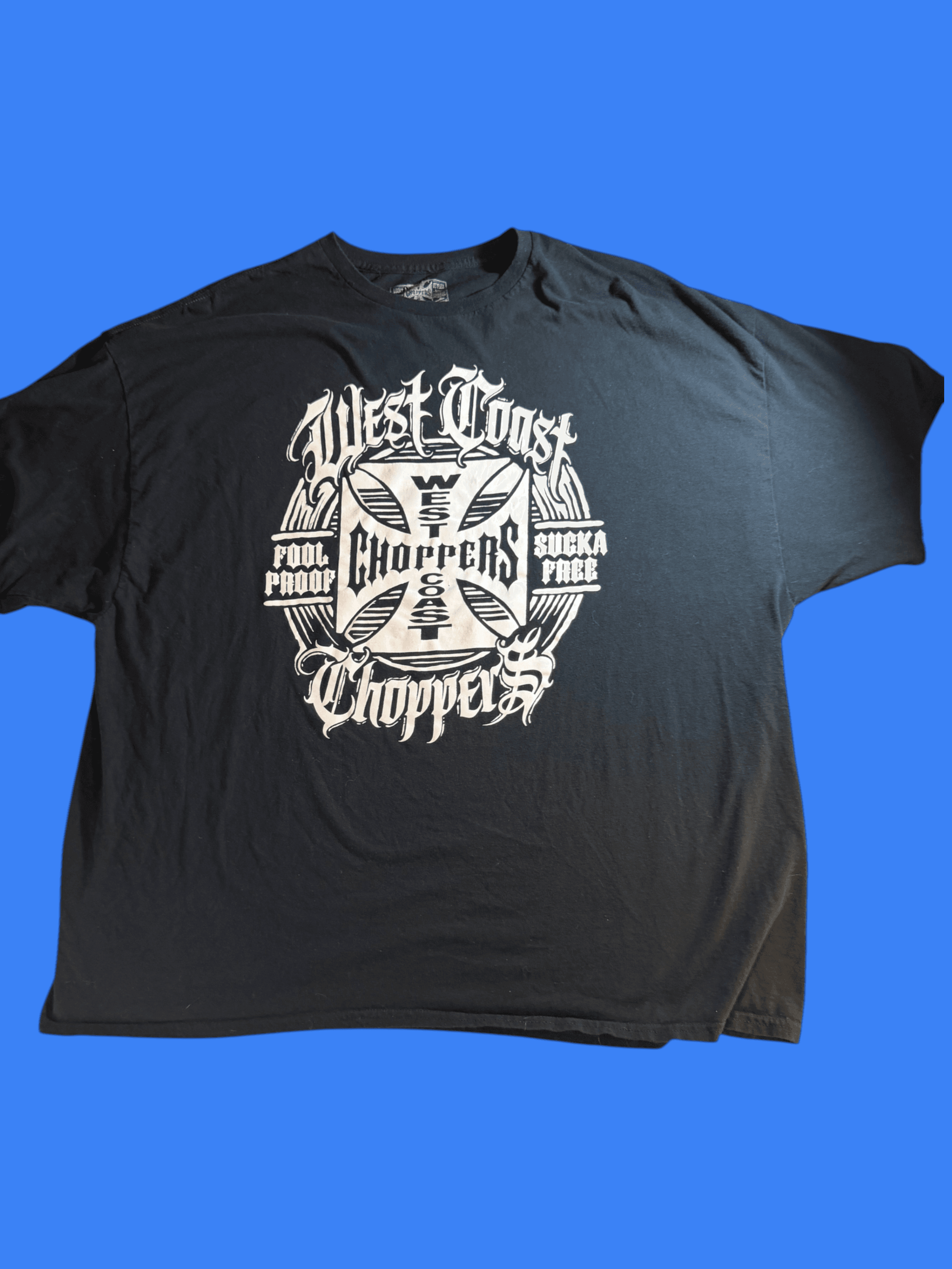 West Coast Choppers Jesse James Fool Proof T-Shirt Mens 3XL Black
