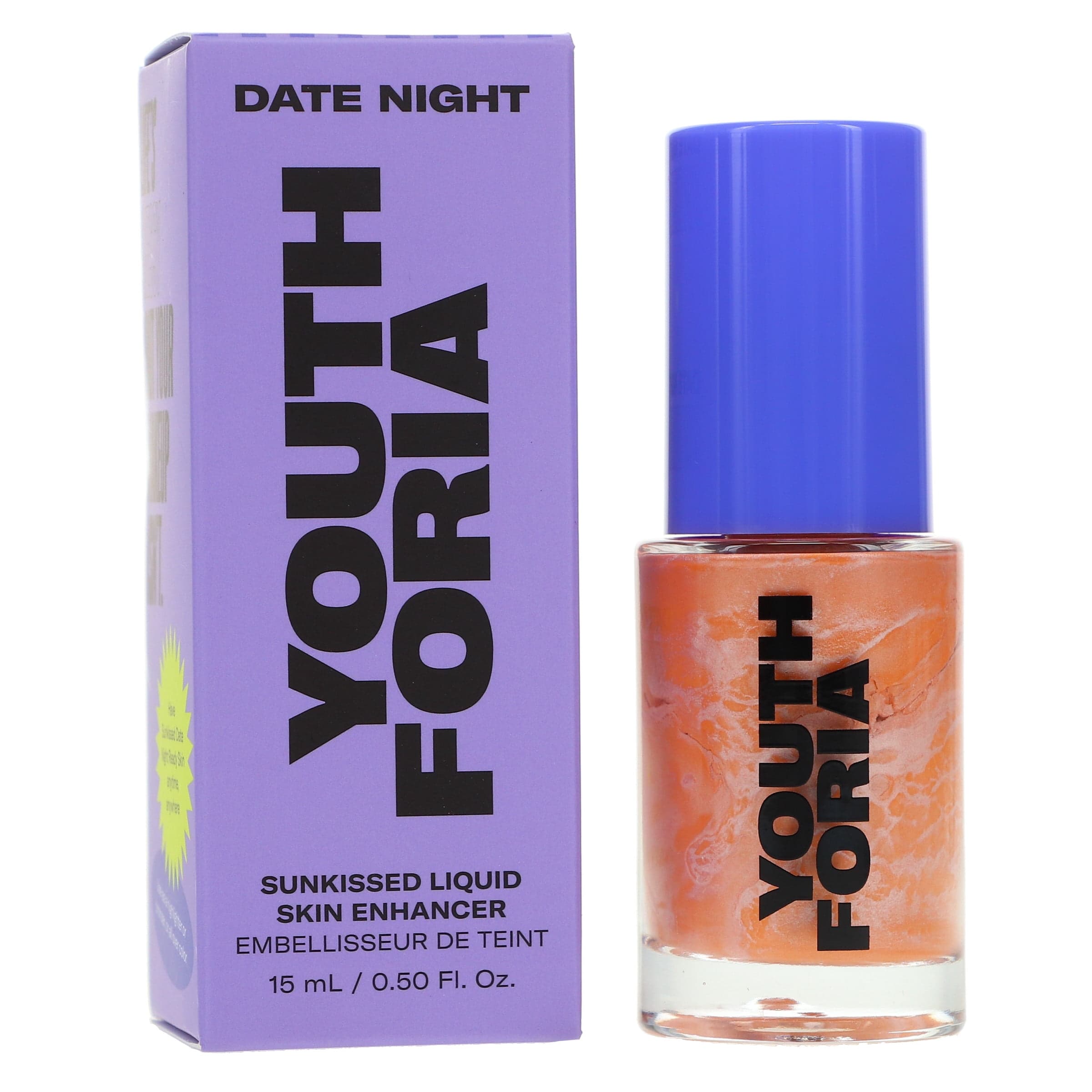 Youth Foria 0.5 Oz Date Night Sunkissed Liquid Skin Enhancer - Bronzy