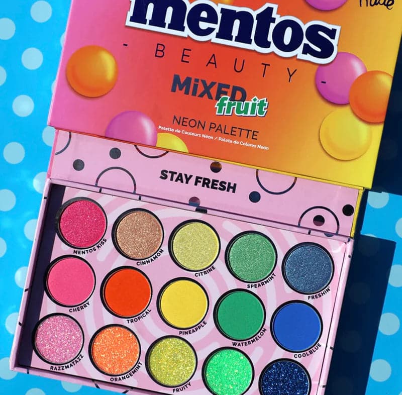 RUDE COSMETICS Mentos Mixed Fruit Neon Palette