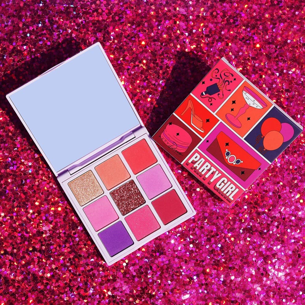 Kara Beauty PARTY GIRL 9 Color Eyeshadow Palette - Vegan