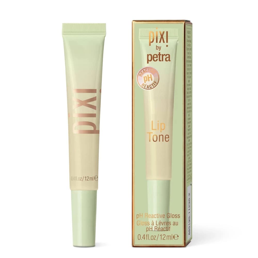 Pixi by Petra LipTone PH Lip Gloss - Gold Gleam - 0.4 Fl Oz: Paraben-Free, Vegan, Contains Rosehip Oil